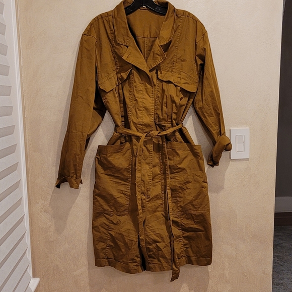 ALEX MILL STANDARD LONG SLEEVE SHORTS ROMPER - Picture 2 of 7